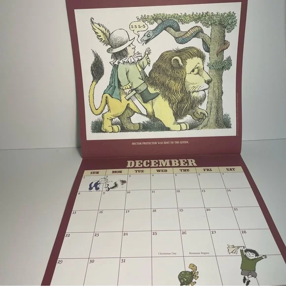 Where the Wild Things Are 50th Anniversary 2013 Calendar Maurice Sendak Art Work - Picture 3 of 3